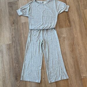 Lou & Grey Heathered Knit Jumpsuit